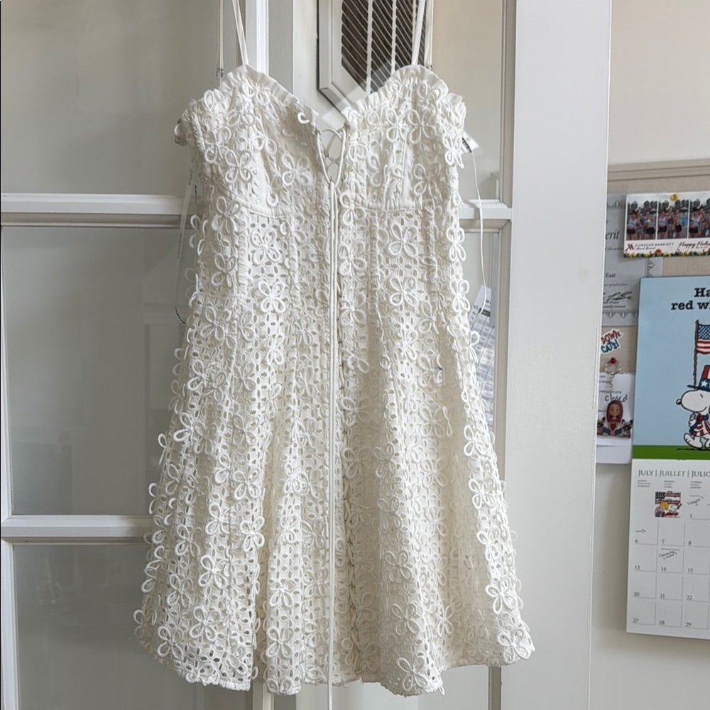 Elegant White Lace Kids Dress